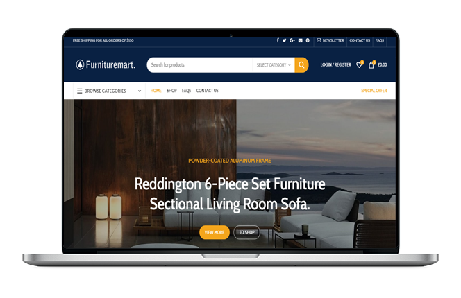 Furniture Market Divi Website Design