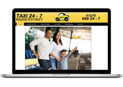 Taxi Divi Website Design