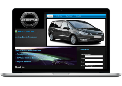 Minicab Website Design