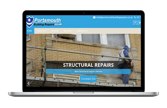 Building Repairs Divi Website Design
