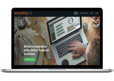 Accountant Divi Website Design