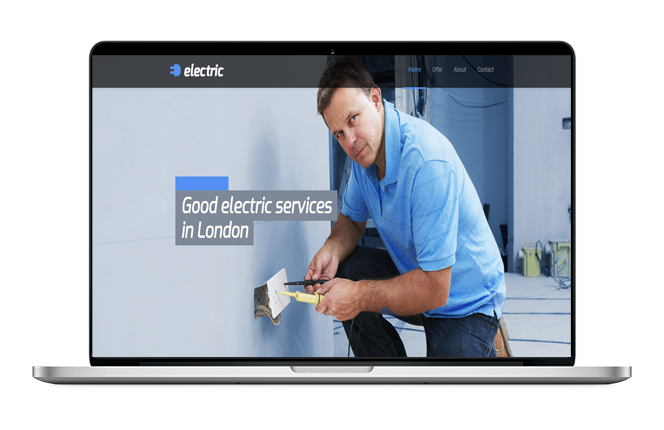 Electrician Divi Website Design