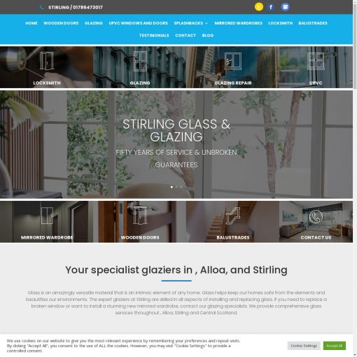 SET UP A GLASS & GLAZING WEBSITE
