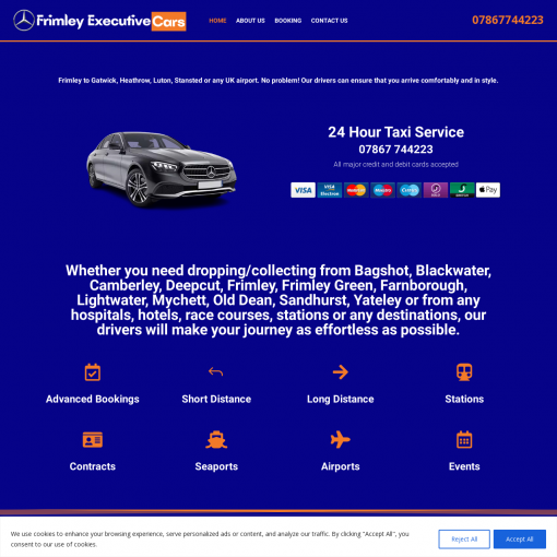 SET UP A TAXI BOOKING WEBSITE