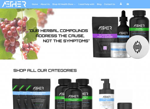 SET UP A HEALTH STORE WEBSITE