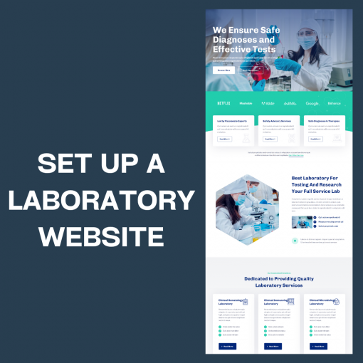 SET UP A LABORATORY WEBSITE