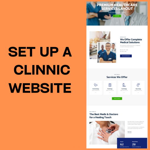 SET UP A CLINIC WEBSITE
