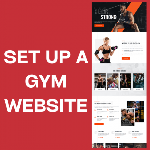 SET UP A GYM WEBSITE