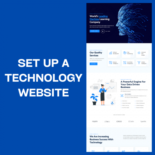 SET UP A TECHNOLOGY WEBSITE