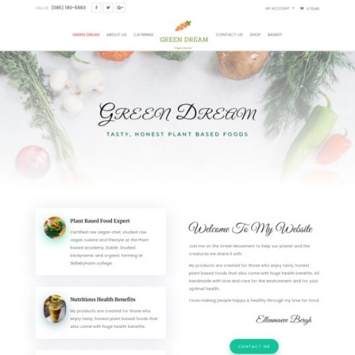 SET UP A GREEN STORE WEBSITE